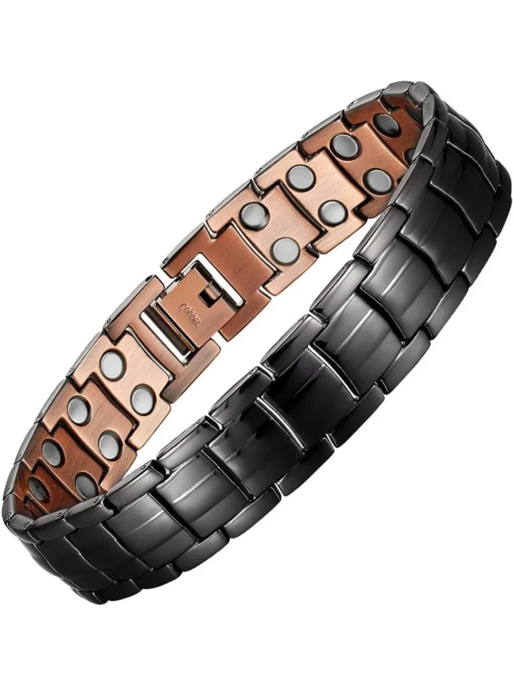 Men's Copper Magnetic Therapy Bracelet | Adjustable, 99.9% Pure Copper, Gift